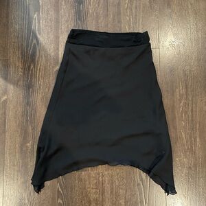 Suzy - Black Asymmetrical Skirt - Made in Canada!